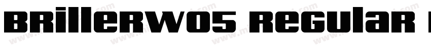 BrillerW05 Regular Regular字体转换